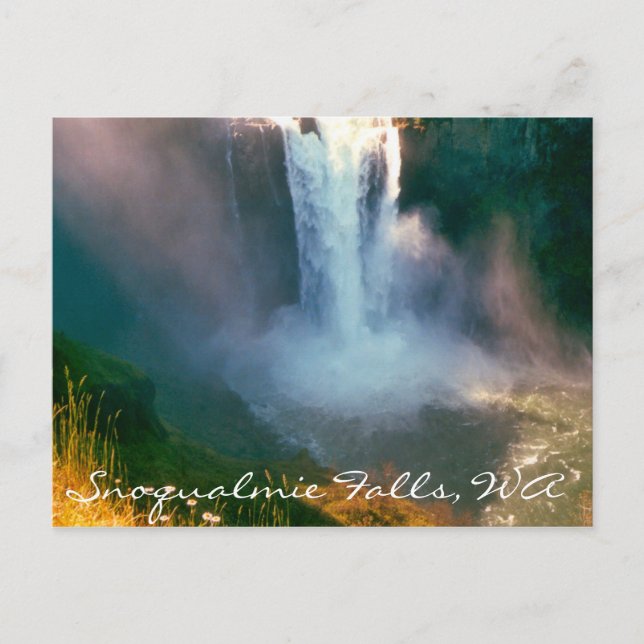 Snoqualmie Falls, WA Postcard (Front)