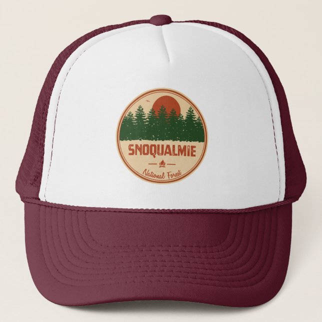Snoqualmie National Forest Trucker Hat (Front)