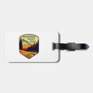 Snoqualmie Valley Trail Washington State Colours Luggage Tag
