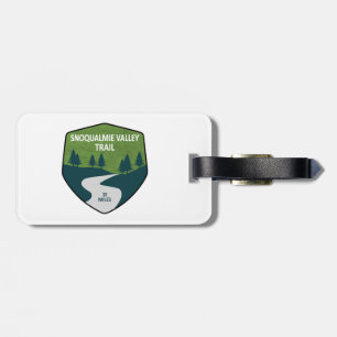 Snoqualmie Valley Trail Washington State Luggage Tag