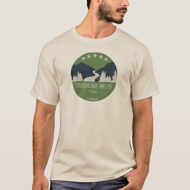 Snoqualmie Valley Trail Washington State T-Shirt (Front)