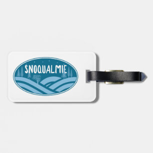 Snoqualmie Washington Outdoors Luggage Tag