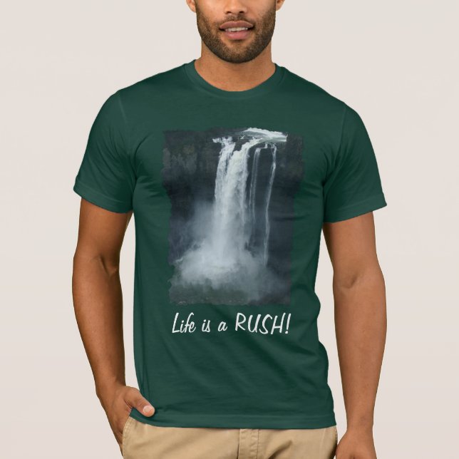 Snoqualmie Water-Fall Nature Lover's Edun T-Shirt (Front)