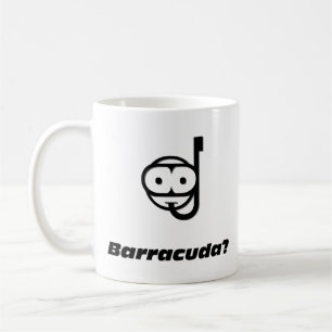 Snorkel barracuda coffee mug