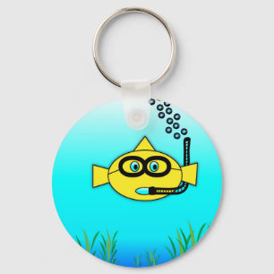 Snorkel Fish Key Ring