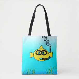Snorkel Fish Tote Bag