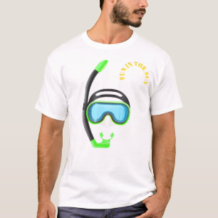 snorkel fun in the sun summer snorkelling tshirt