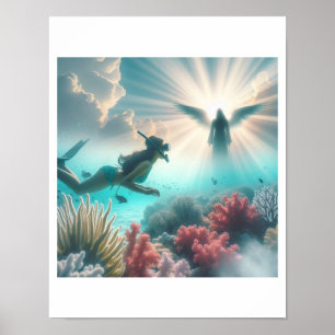 Snorkel in paradise poster