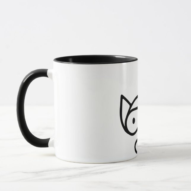Snorkel Pig Mug (Left)