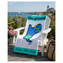 Snorkel Pup Beach Towel