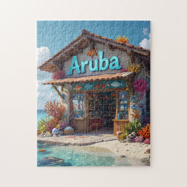snorkel shop aruba jigsaw puzzle (Vertical)