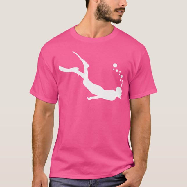 Snorkeler Diving T-Shirt (Front)