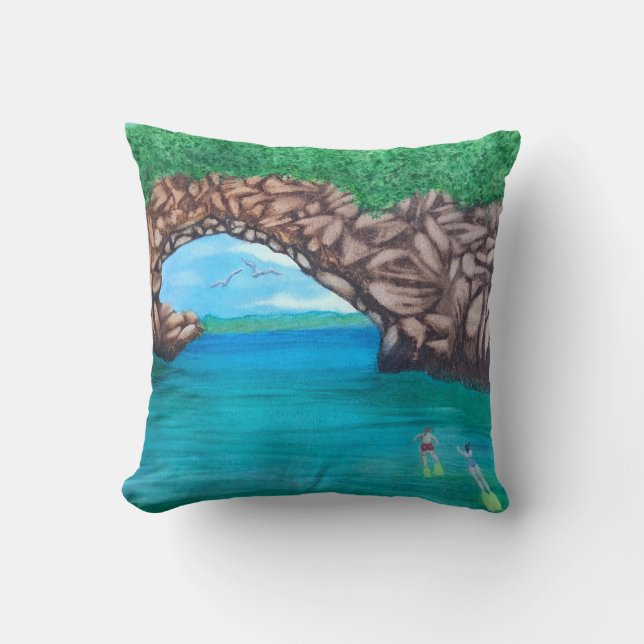 Snorkelling in Paradise Cushion (Front)