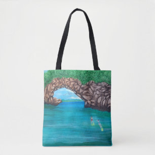 Snorkelling in Wonderland Tote Bag