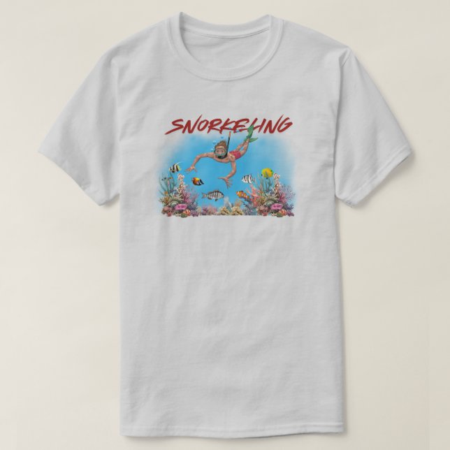 Snorkelling T-Shirt (Design Front)