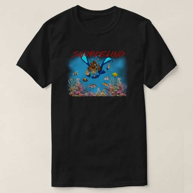 Snorkelling T-Shirt (Design Front)