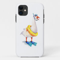 Snorkelling White Goose