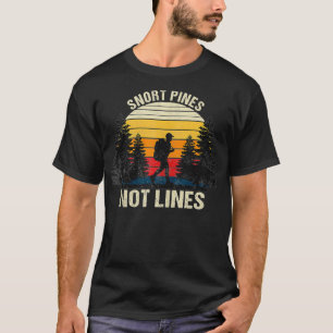 Snort Pines Not Lines funny Retro Vintage drug T-Shirt