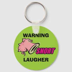 Snorting Laugher Key Ring