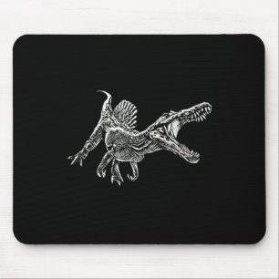 Snosaurus Motif Dinosaur Prehistoric Predator Dino Mouse Pad