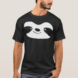 Snout Of A Smiling Sloth Who Enjoys His Lazy Life T-Shirt