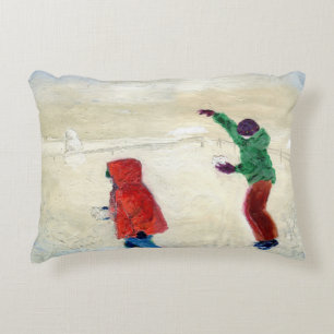 Snow! 2014 decorative cushion