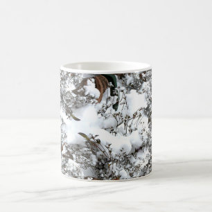 Snow Abstract Coffee Mug