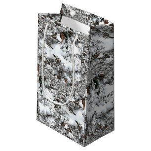Snow Abstract Small Gift Bag