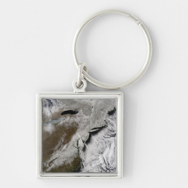 Snow across the northeastern United States Key Ring (Front)