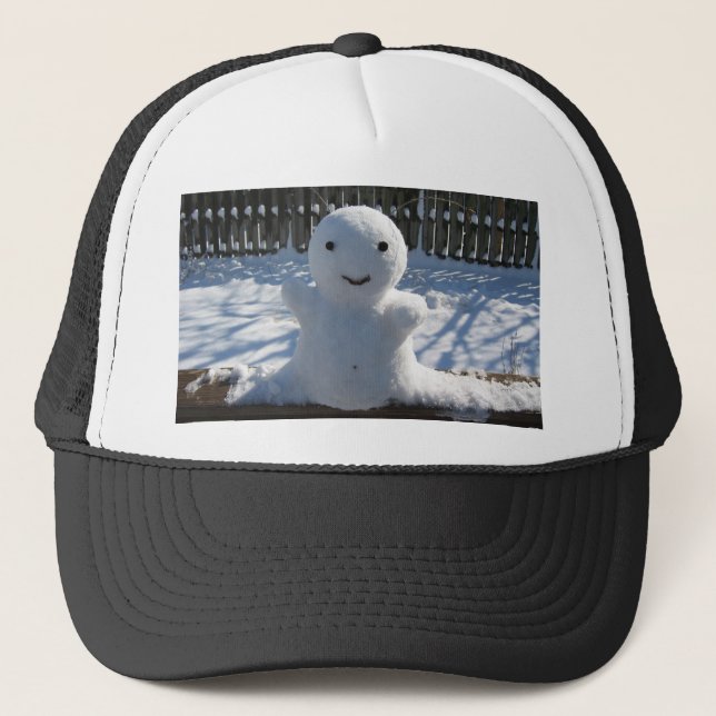 Snow Alien Trucker Hat (Front)