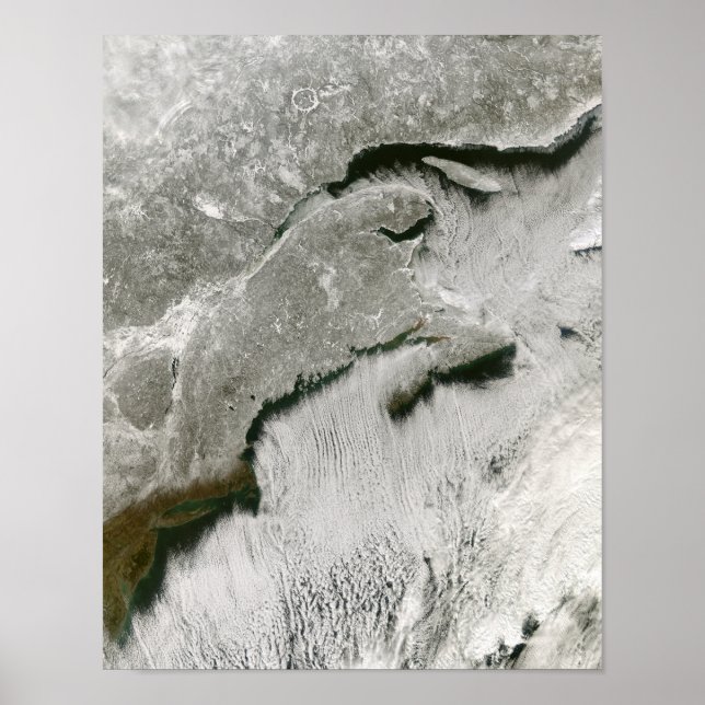 Snow and cloud streets poster (Front)