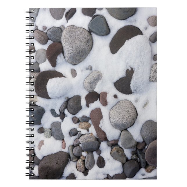 Snow And Rocks, Mt. Rainier National Park 2 Spiral Notebook (Front)