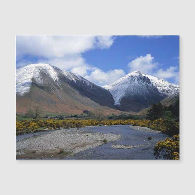 Snow and Spring  Wasdale Head Cumbria England (Front)