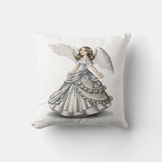 Snow Angel Cushion (Front)