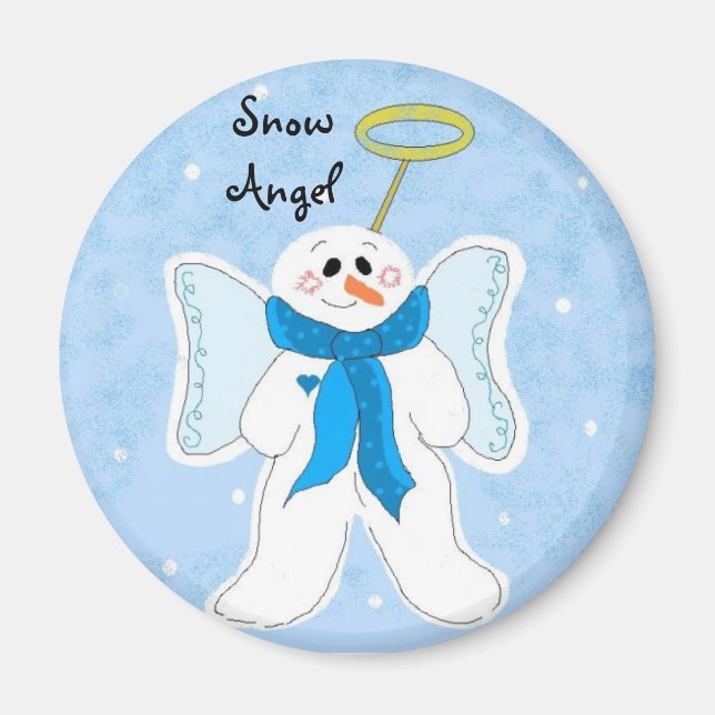 Snow Angel Magnet (Front)