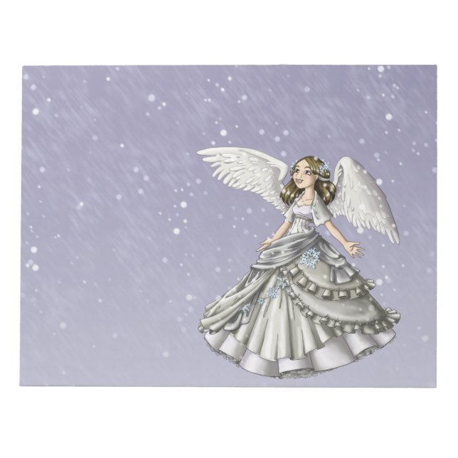 Snow Angel Notepad (Front)