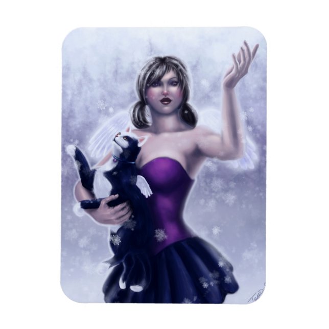"Snow Angels" Premium Magnet (Vertical)