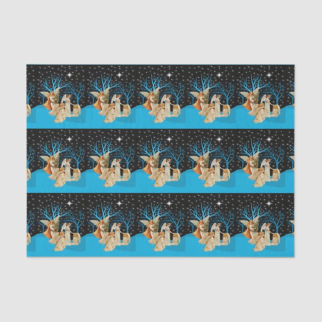 Snow Angels Tissue Paper (Front)