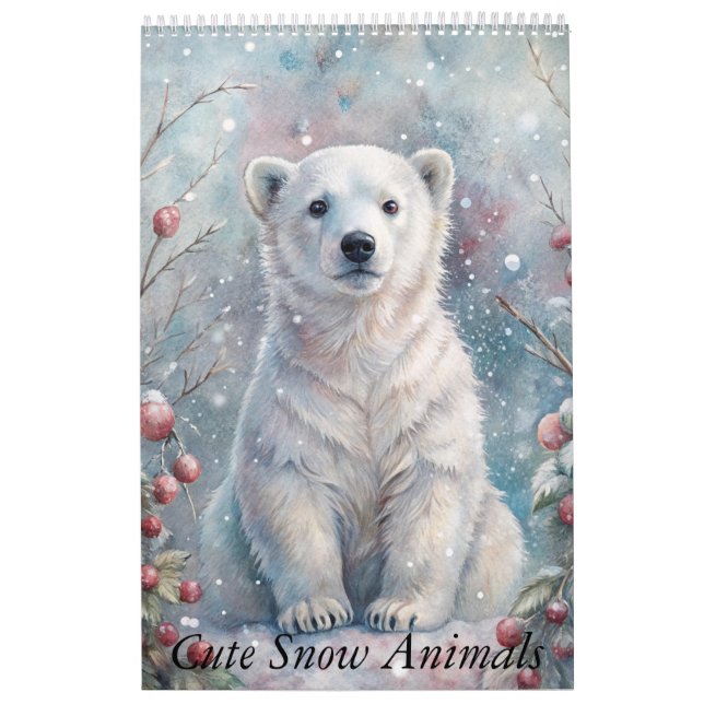 Snow Animals Calendar (Cover)