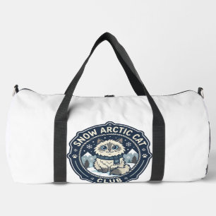 Snow Arctic Cat POD Vector Art - Snow Arctic Cat C Duffle Bag