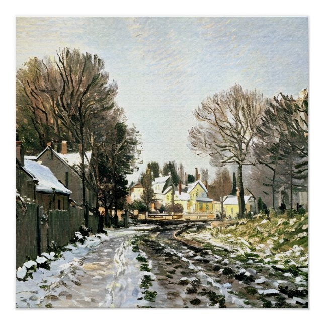 Snow at Argenteuil (1) Poster (Front)