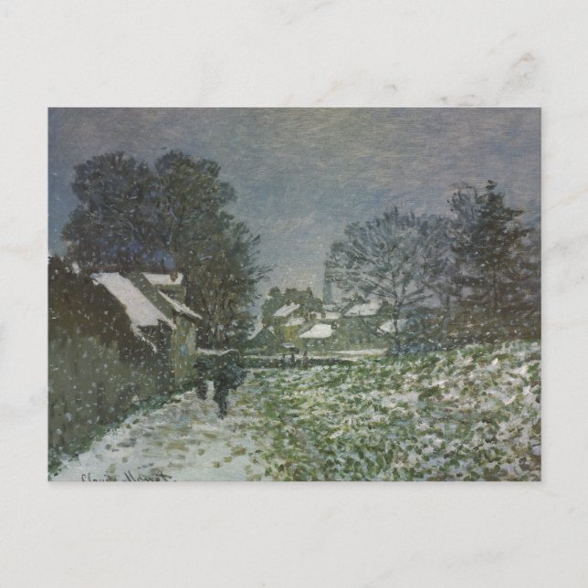 Snow at Argenteuil by Claude Monet Postcard (Front)