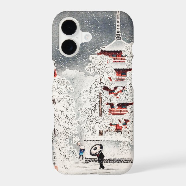 Snow at Asakusa by Takahashi Hiroaki (Back)