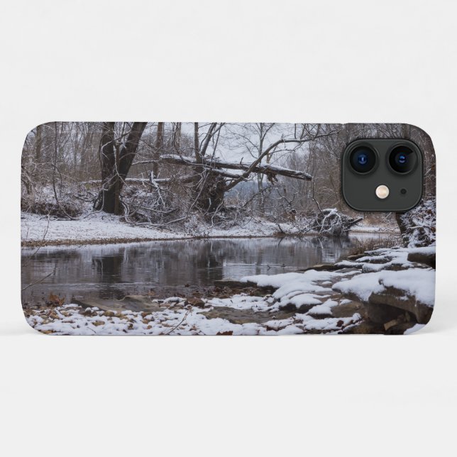 Snow At Finley iPhone Case (Back (Horizontal))