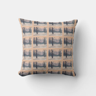 "SNOW AT GEORGE ROGERS CHRISTMAS " THROW PILLOW