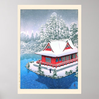 Snow at Inokashira by Kawase Hasui Poster