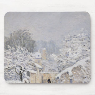 Snow at Louveciennes, 1878 Mouse Pad
