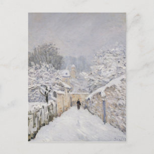 Snow at Louveciennes, 1878 Postcard