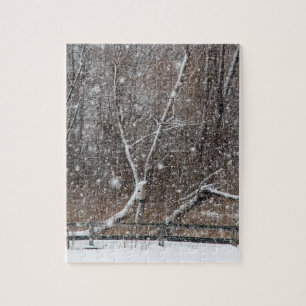 Snow At the Park Jigsaw Puzzle