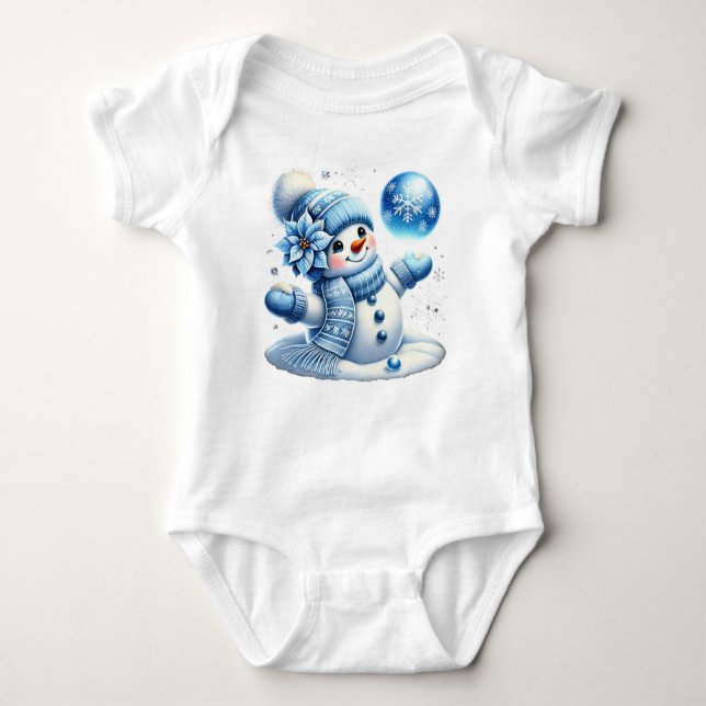 Snow Baby  Baby Bodysuit (Front)